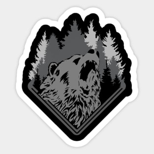 Wild Bear Animal Sticker